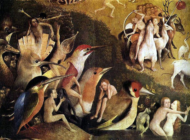 Hieronymus Bosch The Garden of Earthly Delights tryptich, Norge oil painting art